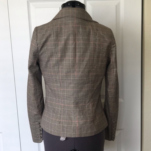 Arden B Brown Plaid Blazer - Picture 2 of 2